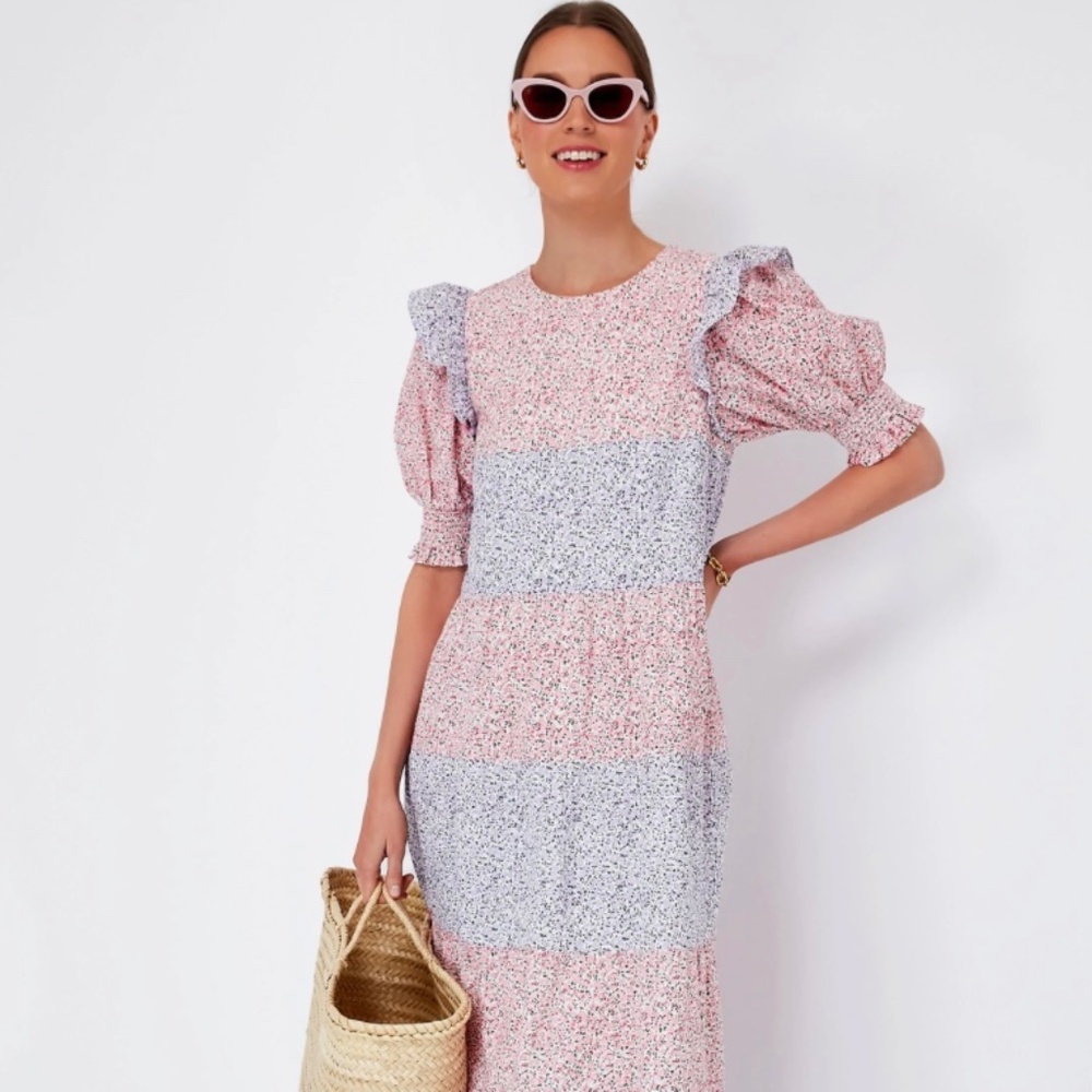 Tuckernuck multifloral Barton Dress by Hyacinth House--Large